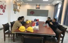 浙江潼關(guān)客戶來廠參觀礦用電機(jī)車生產(chǎn)流程